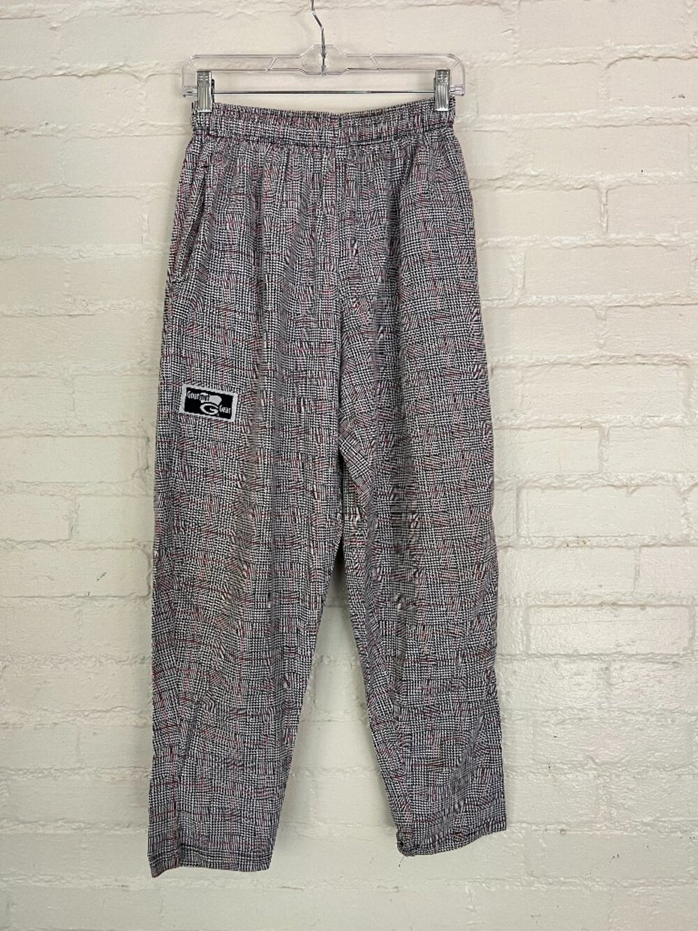 Vintage 90s Gourmet Gear Plaid Cotton Oversized Chef Pants High Waist Unisex